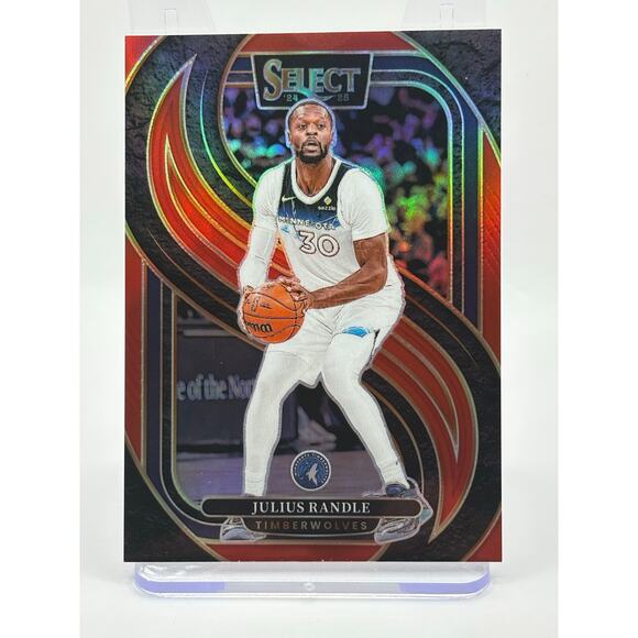 2024-25 Panini Select Julius Randle Premier Level Red Prizm/199 Timberwolves - Picture 1 of 2